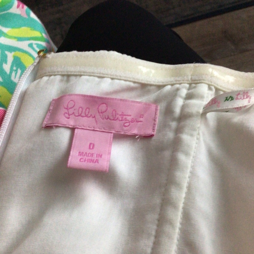 Lilly Pulitzer Keetan Strapless Dress in Classic White Little Lilet 0 - Picture 7 of 9